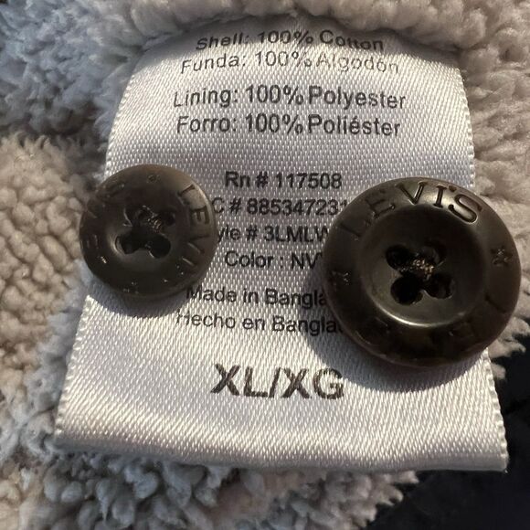 Levi’s Men’s Sherpa Lined Jacket XL - Picture 4 of 5